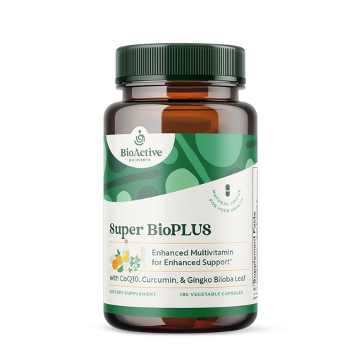 BioActive Nutrients Super BioPLUS, 180 capsules, front of bottle