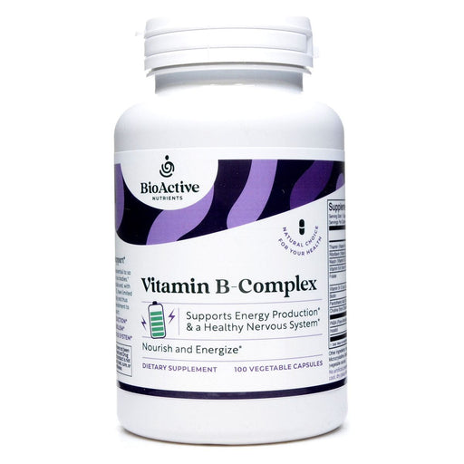 BioActive Nutrients Vitamin B-Complex, 100 veg capsules, front of bottle