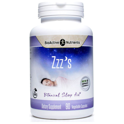 BioActive Nutrients Zzz's Natural Sleep Aid, 90 capsules, front of bottle
