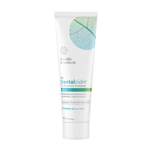 Biocidin Botanicals Dentalcidin Toothpaste, 3 oz, front of tube