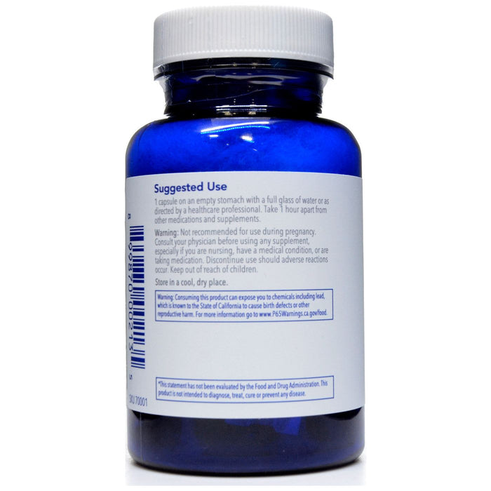 Biocidin Botanicals G.I. Detox+ 60 capsules suggested use label