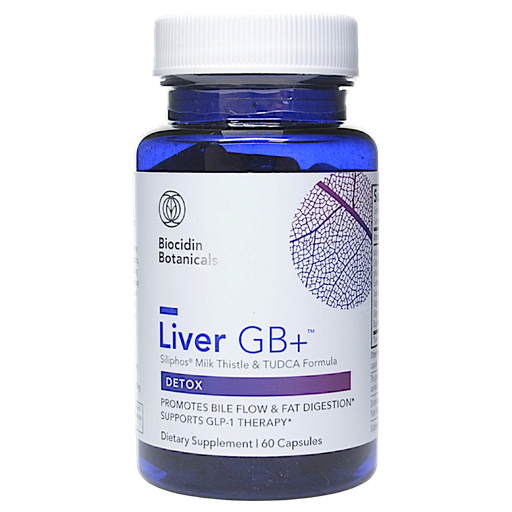 Biocidin Botanicals Liver GB+, 60 capsules, front of bottle