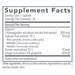 Biocidin Botanicals Motility Assist 30 capsules supplement facts label