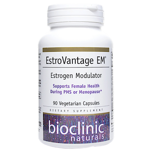 Bioclinic Naturals EstroVantage EM, 90 capsules, front of bottle