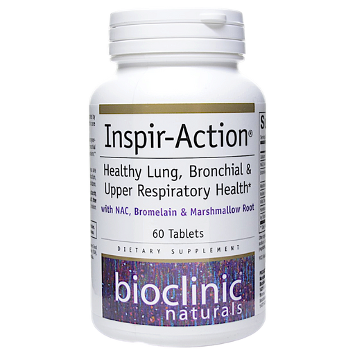 Bioclinic Naturals Inspir-Action, 60 tablets, front of bottle