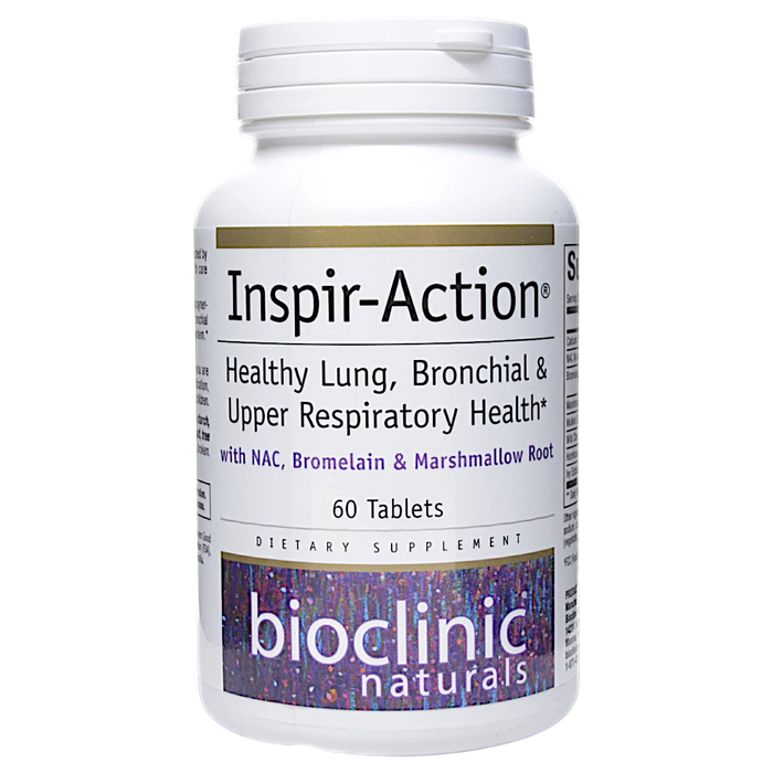 Bioclinic Naturals Inspir-Action, 60 tablets, front of bottle