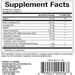 Bioclinic Naturals Mitochondrial Formula 120 capsules supplement facts label