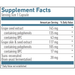 Biogena OPC Resveratrol Formula 60 capsules supplement facts label