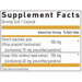Biogena Pycnogenol Superior 100 GOLD 30 capsules supplement facts label