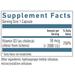 Biogena Vitamin D 2000 Vegan 180 capsules supplement facts label