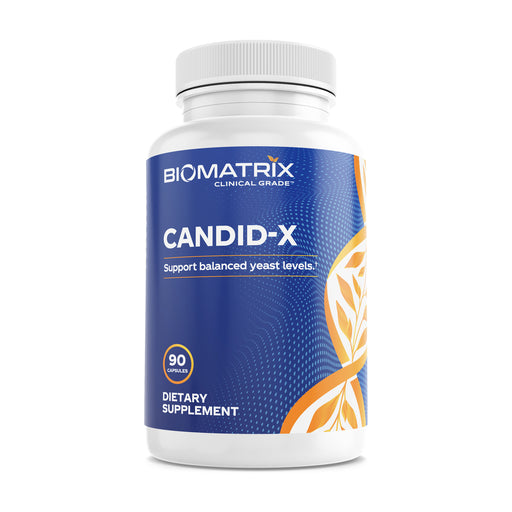 BioMatrix Candid-X, 90 capsules, front of bottle