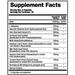 BioMatrix Leaky Gut-X 90 capsules supplement facts label