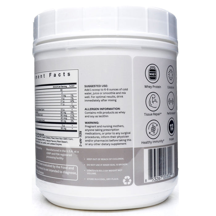 BioPharma Scientific Nanopro PRP Immune 1.2 lb side label