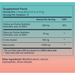 Biosil HerHarmony Beauty Blend 5.9 oz supplement facts label