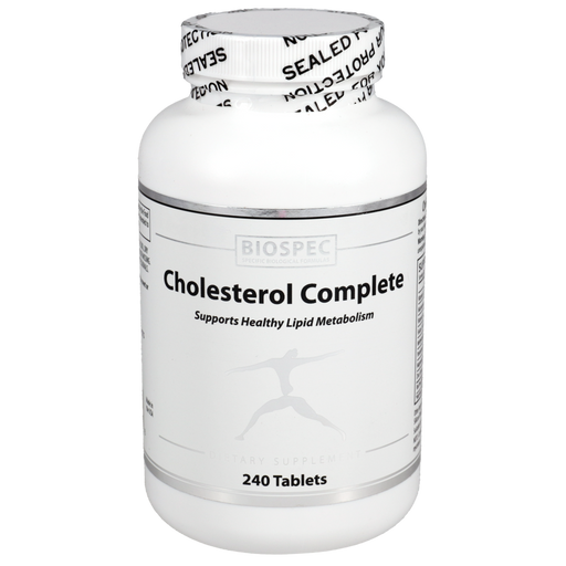 Biospec Nutritionals Cholesterol Complete, 240 tablets, front of bottle