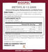 Biospec Nutritionals Methyl B-12 2000 Supplement Facts