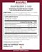 Biospec Nutritionals Raspberry C 500 Supplement Facts