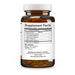 An amber plastic supplement bottle with a white ribbed cap, showing a white Supplement Facts label. The label lists ingredients such as proprietary blend, extra virgin black seed oil, cumin seed essential oil, and wild rosemary oil.