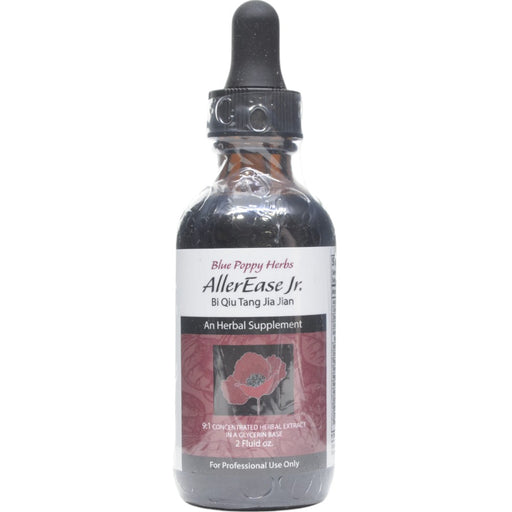 Blue Poppy AllerEase Jr., 2 fl oz, front of dropper bottle