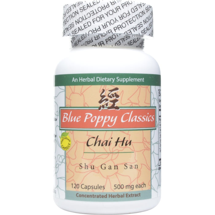Blue Poppy Chai Hu Shu Gan San, 120 capsules, front of bottle