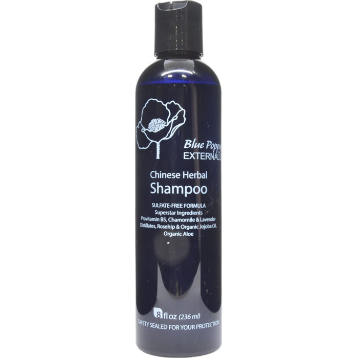 Blue Poppy Chinese Herbal Shampoo, 8 fl oz, front of bottle