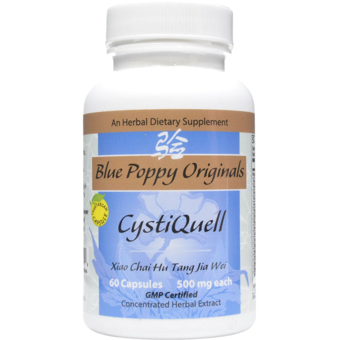 Blue Poppy CystiQuell, 60 capsules, front of bottle