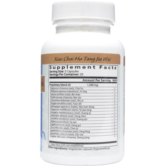 Blue Poppy CystiQuell 60 capsules supplement facts label