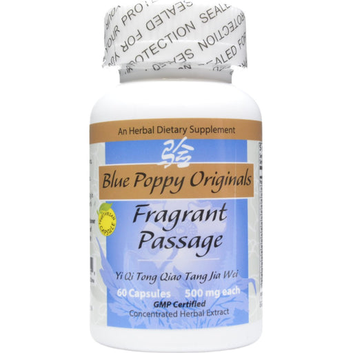 Blue Poppy Fragrant Passage, 60 capsules, front of bottle