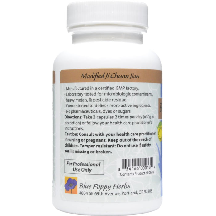Blue Poppy Free the Flow 60 capsules directions label