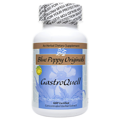 Blue Poppy GastroQuell, 180 capsules, front of bottle