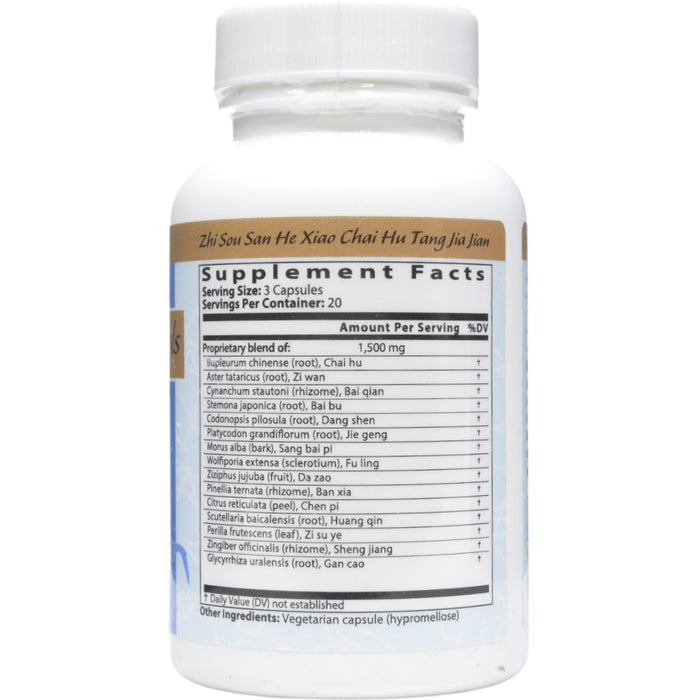 Blue Poppy Golden Qi 60 capsules supplement facts label