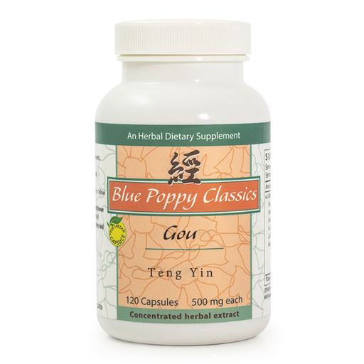 Blue Poppy Gou Teng Yin, 120 capsules, front of bottle