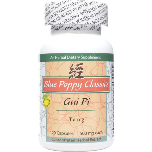 Blue Poppy Gui Pi Tang, 120 capsules, front of bottle
