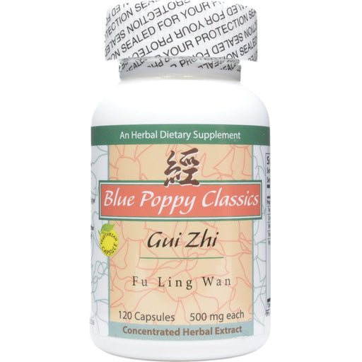 Blue Poppy Gui Zhi Fu Ling Wan, 120 capsules, front of bottle