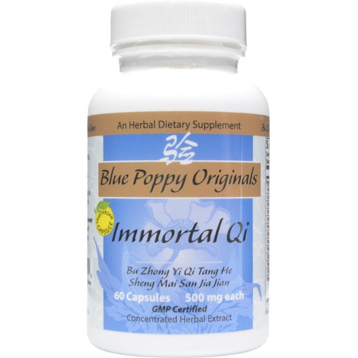 Blue Poppy Immortal Qi, 60 capsules, front of bottle