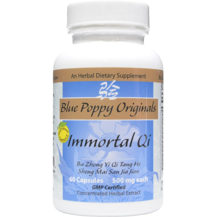 Blue Poppy Immortal Qi, 60 capsules, front of bottle
