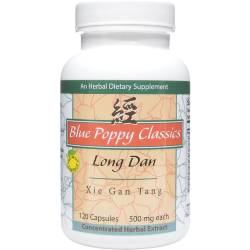 Blue Poppy Long Dan Xie Gan Tang, 120 capsules, front of bottle