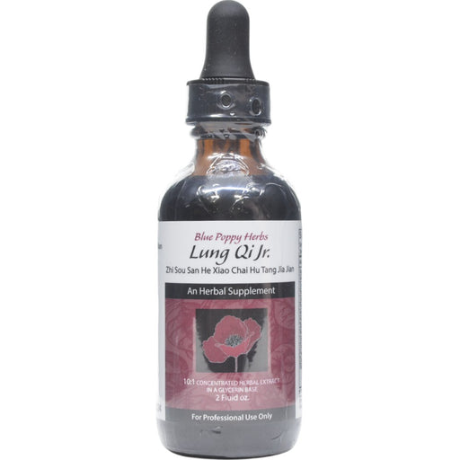 Blue Poppy Lung Qi Jr., 2 fl oz, front of dropper bottle