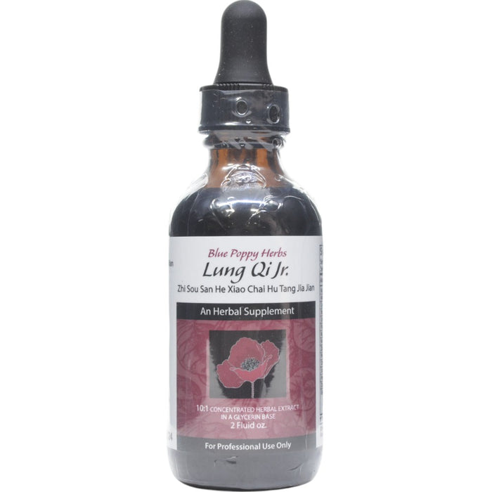 Blue Poppy Lung Qi Jr., 2 fl oz, front of dropper bottle
