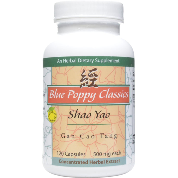 Blue Poppy Shao Yao Gan Cao Tang, 120 capsules, front of bottle