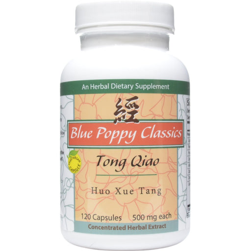 Blue Poppy Tong Qiao Huo Xue Tang, 120 capsules, front of bottle