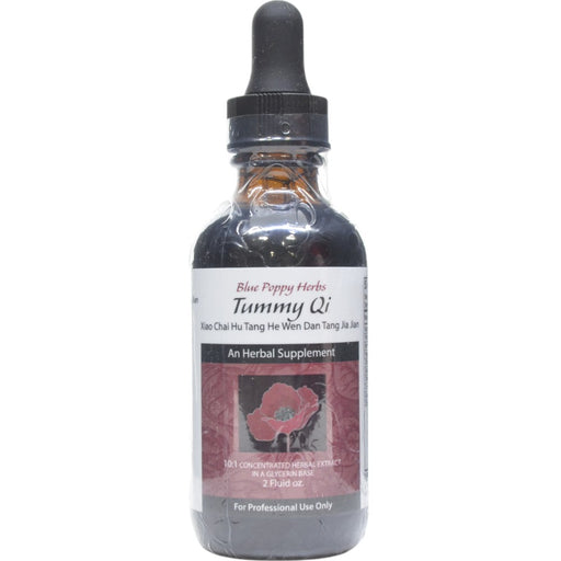 Blue Poppy Tummy Qi, 2 fl oz, front of dropper bottle