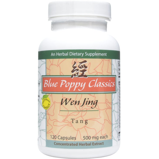 Blue Poppy Wen Jing Tang, 120 capsules, front of bottle