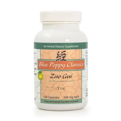 Blue Poppy Zuo Gui Yin, 120 capsules, front of bottle