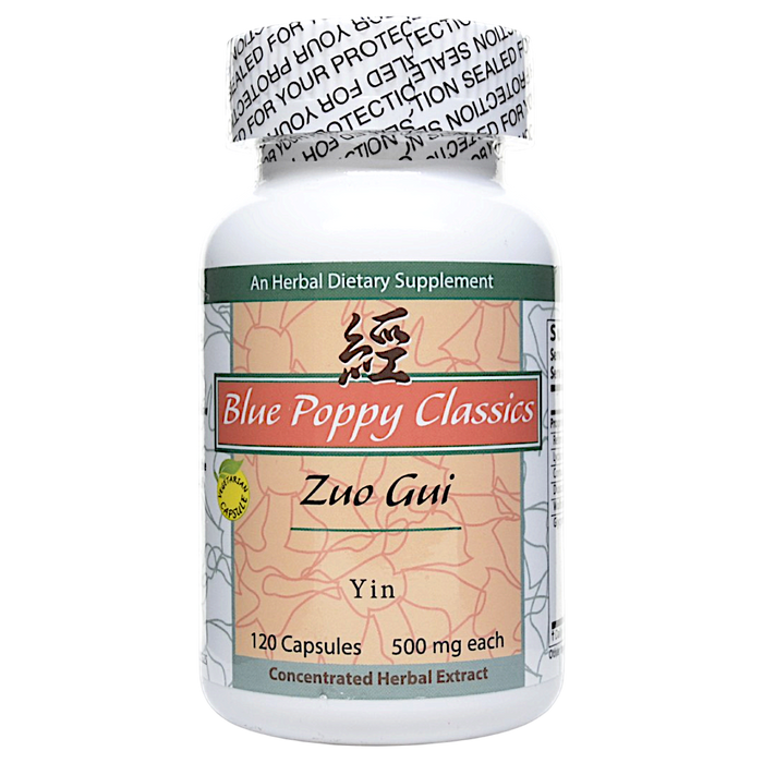 Blue Poppy Zuo Gui Yin, 120 capsules, front of bottle