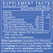 BodyBio Resolvin 60 softgels supplement facts label
