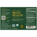 Supplement label for Microsomal Brain Health on a green background