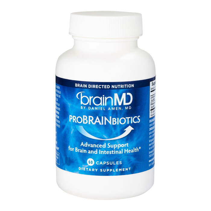 BrainMD ProBrainBiotics, 60 capsules, front of bottle