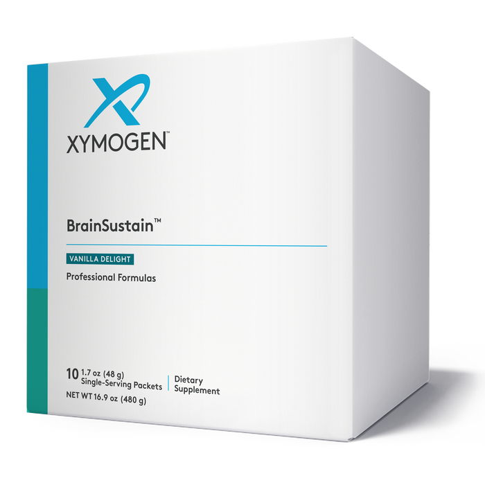 Xymogen BrainSustain package on a white background