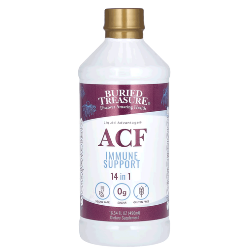 Buried Treasure ACF Immune Support, 16.54 fl oz, front of bottle